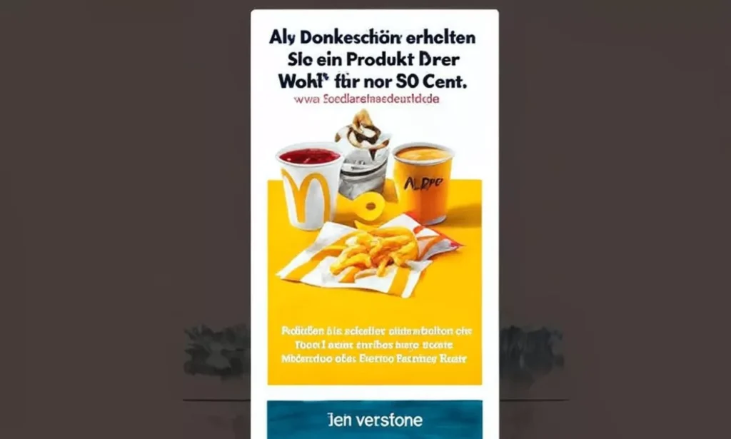 McDonald’s Feedback Anleitung – www.mcdonalds
 deinfeedback Code Schritt für Schritt erklärt