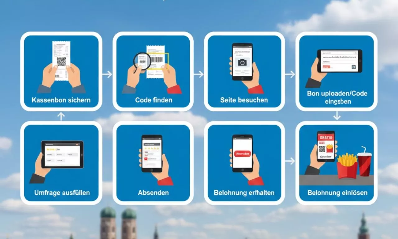 McDonald’s Feedback München 2026 – Gratis Kaffee, Cola oder Pommes