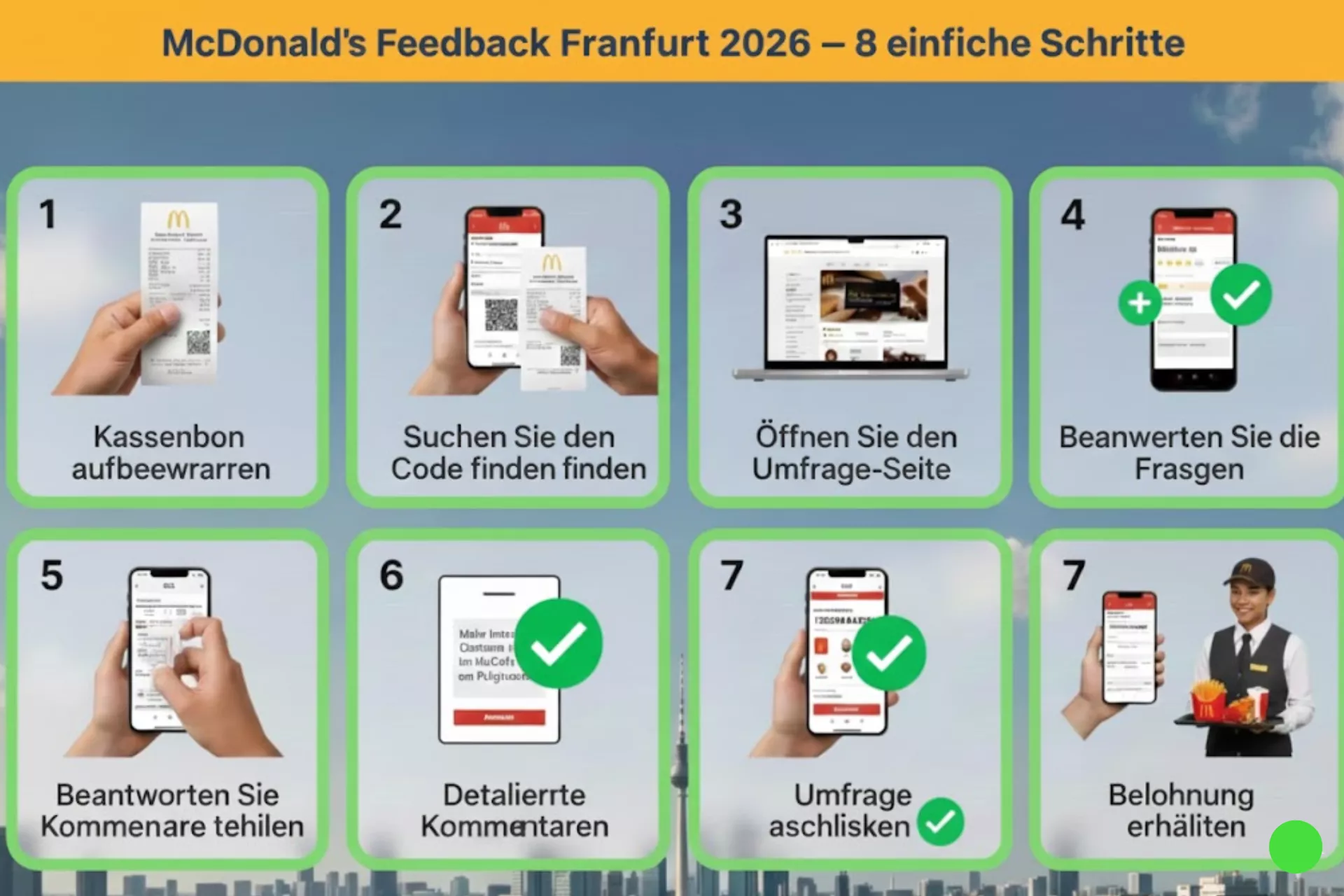 McDonalds Feedback Frankfurt 2026 – Schritt-für-Schritt + Karte