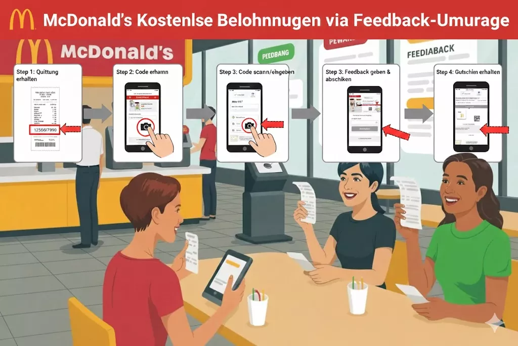 www.mcdonalds/deinfeedback McDonalds Feedback erklärt